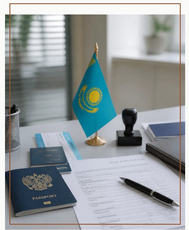 Оформление визы в Казахстан для поездки и работы в Ахтубинске